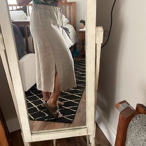 NWT Eileen Fisher organic linen skirt